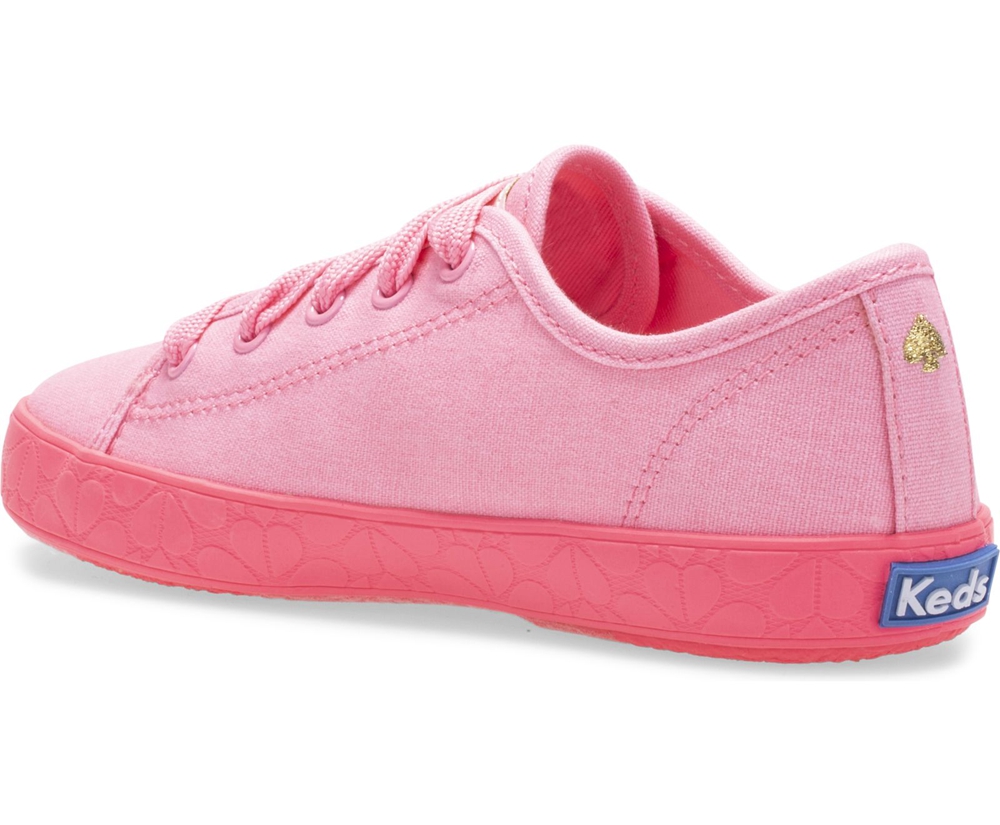 Πανινα Παπουτσια Παιδικα - Keds Kate Spade New York Kickstart - Ροζ - CVYWB8437